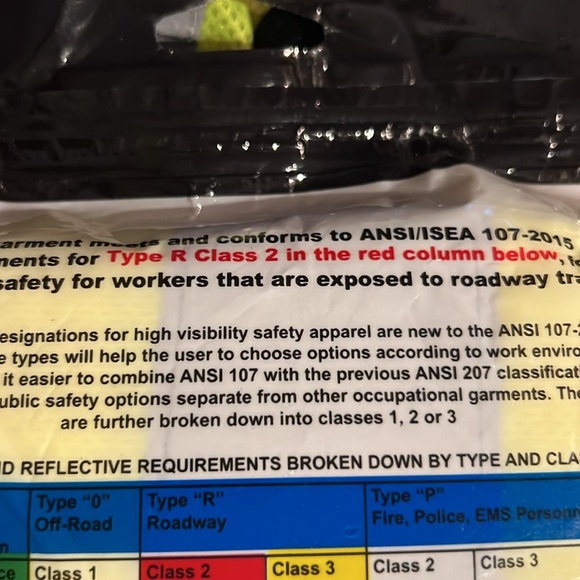 TWO NEW MENSWEAR, SAFETY T-SHIRT AND SAFETY VEST ANSI/FORESTER BRAND ! - Picture 9 of 10